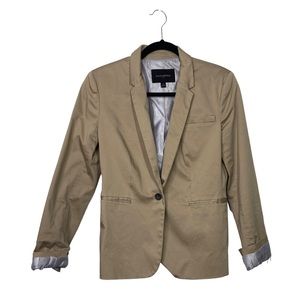 Banana Republic Blazer Khaki Single Button Career